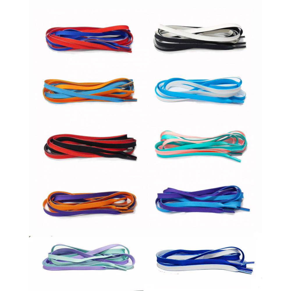 Reversible Two Tone Flat Laces